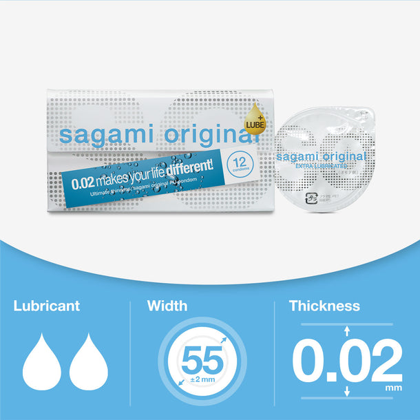 Sagami Original 0.02 Extra Lube