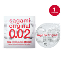 Load image into Gallery viewer, Sagami Original 0.02 Super Thin Super Strong Regular Condoms
